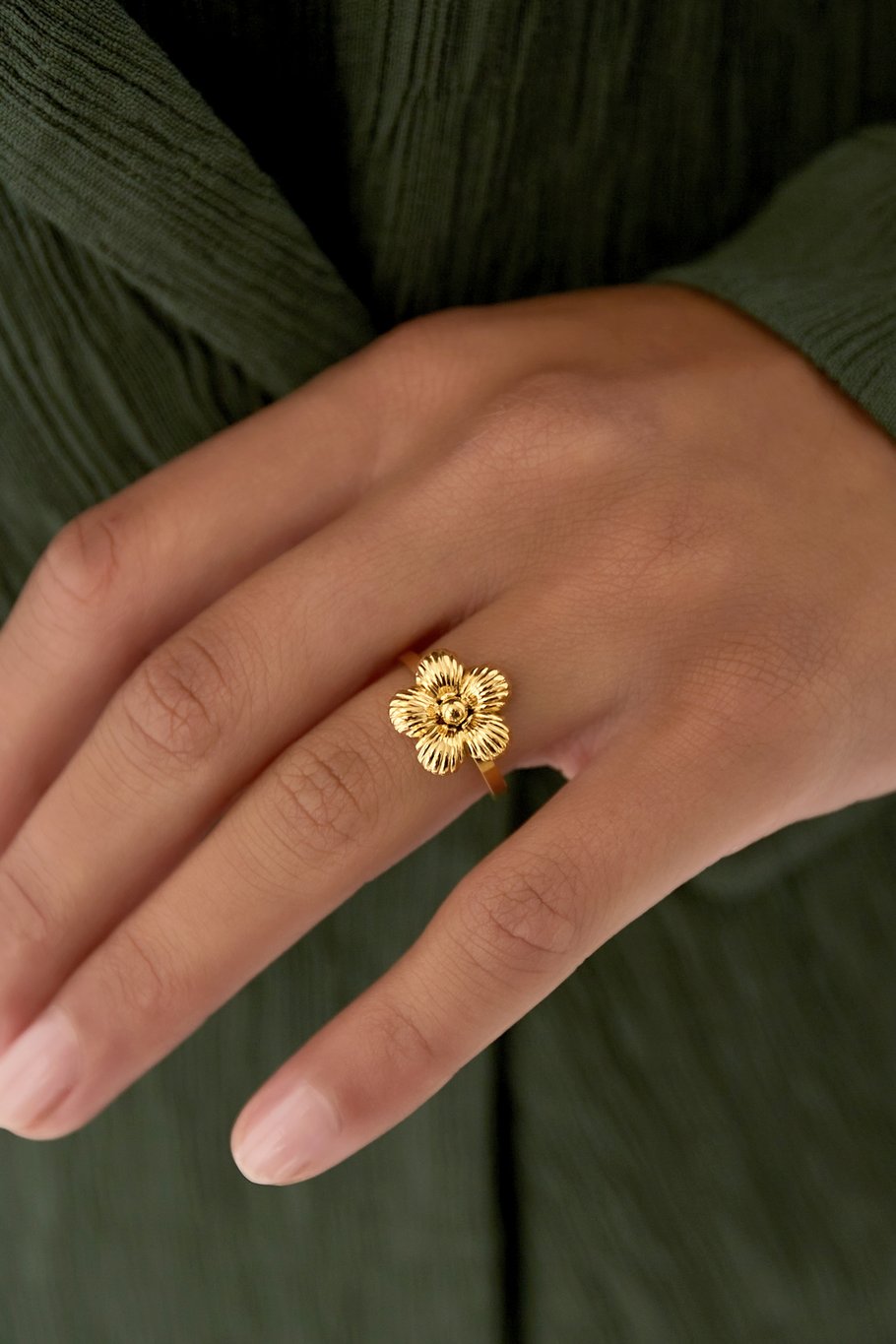 Ring Daisy goud
