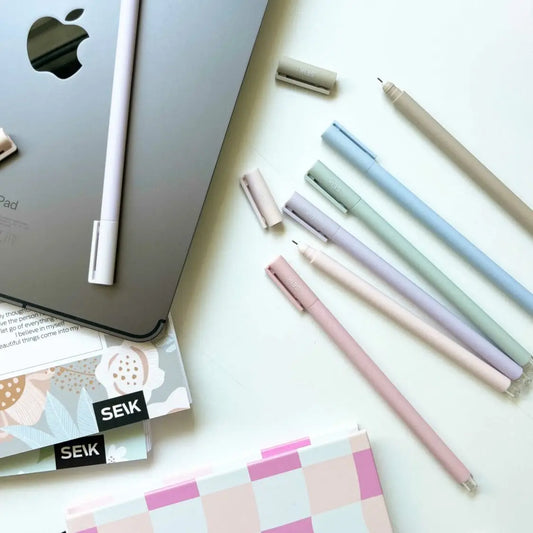 Set pennen pastelkleuren