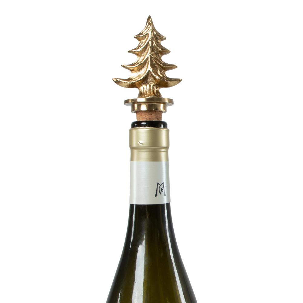 Wijnstop kerstboom goud