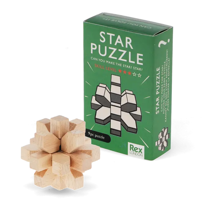 Mini Wooden puzzel