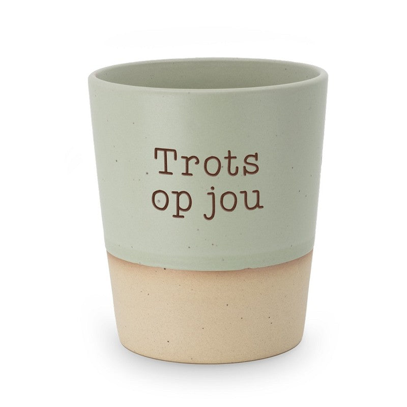 Mok keramiek Trots op jou