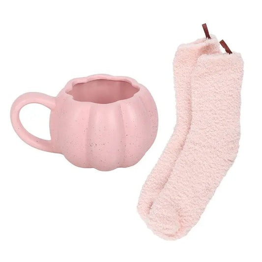 Mok Roze pompoen + sokken
