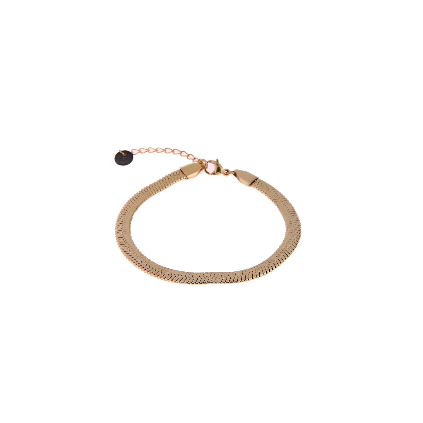 Armband Flat Link goud