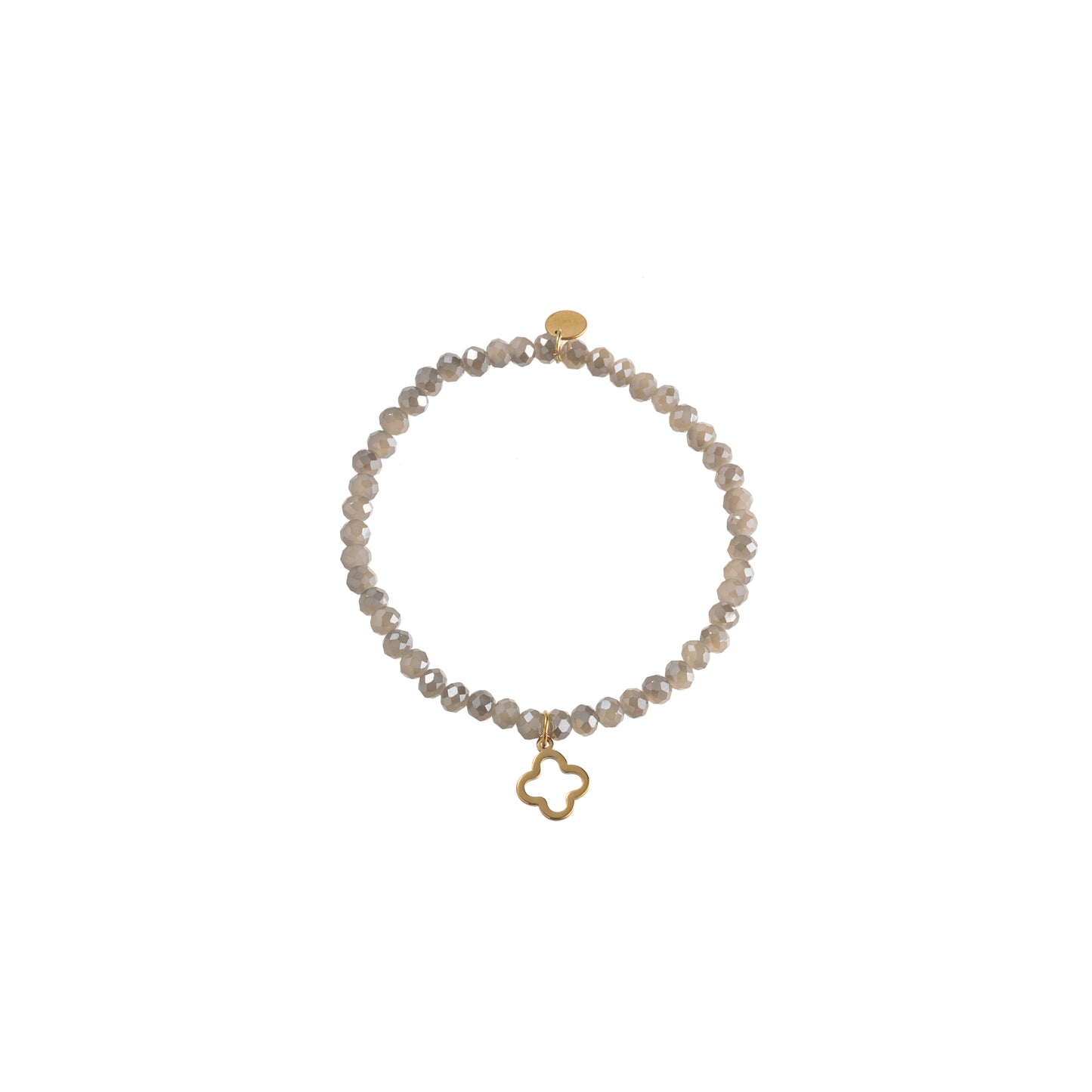 Armband pareltjes Grey Clouds