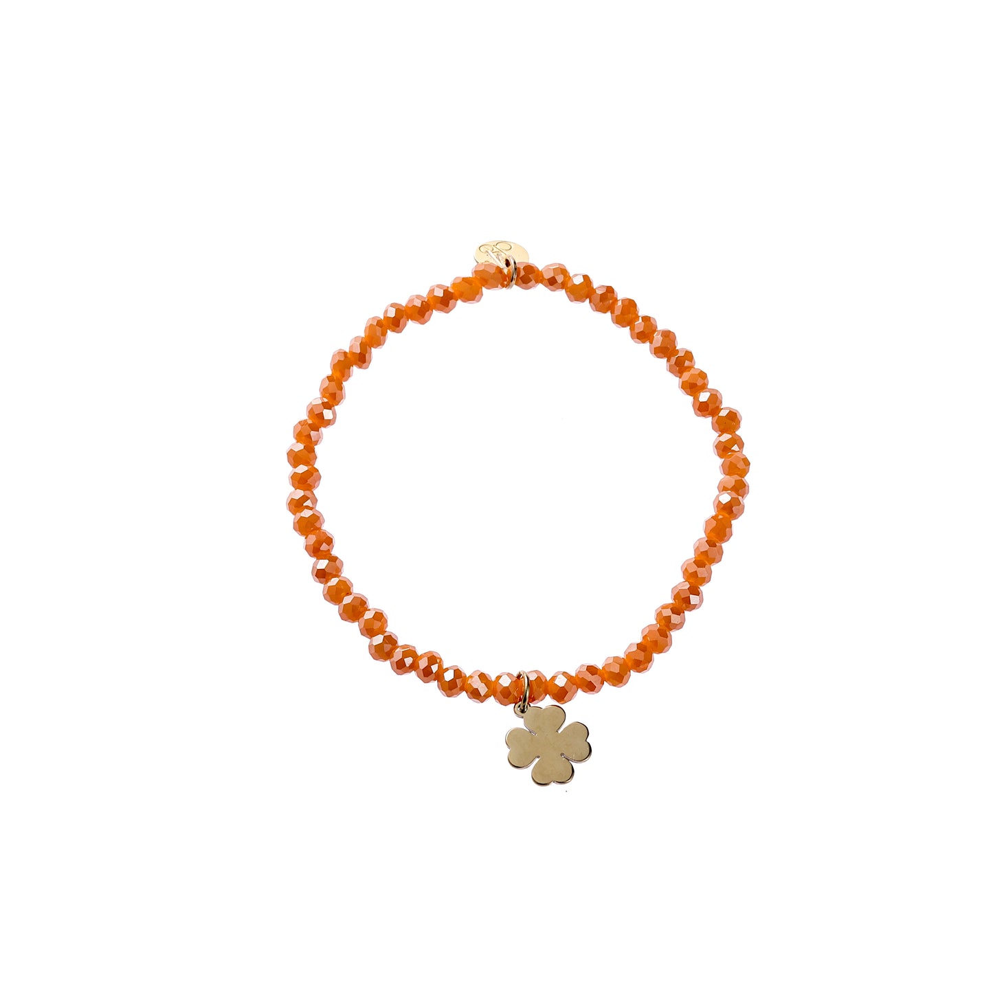 Armbandje oranje klaver