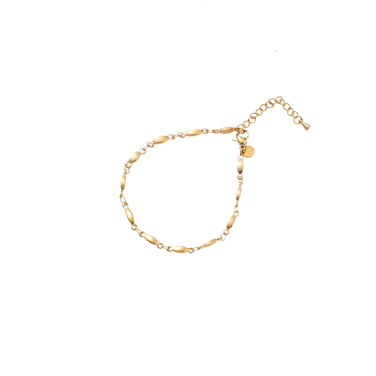 Armbandje Long link goud