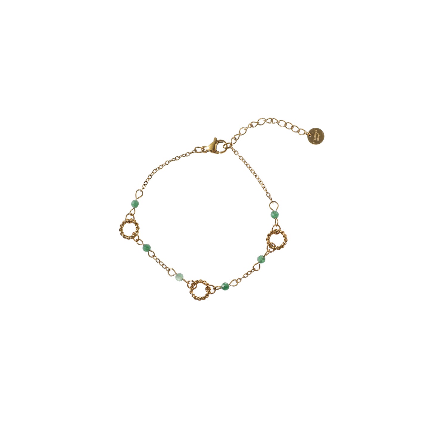 Armbandje 3 Rounds Green