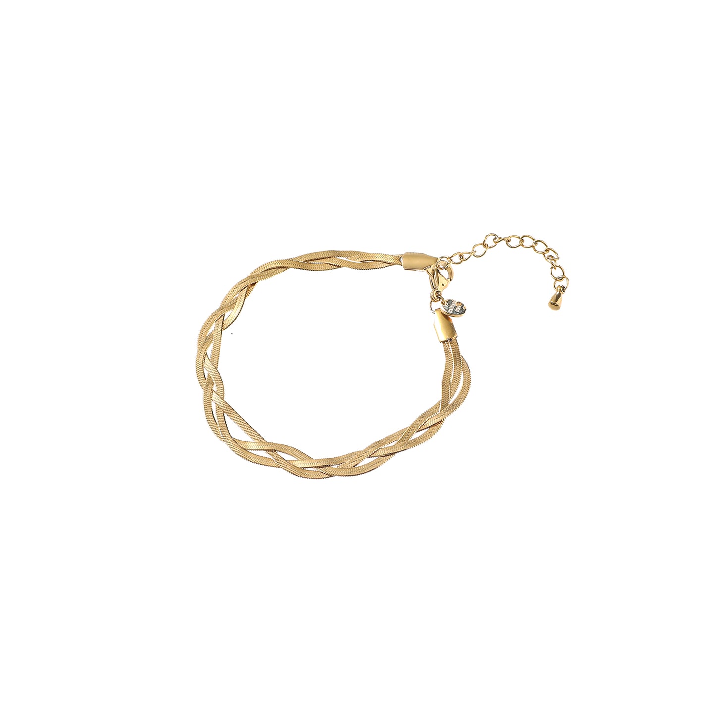 Armband Fine Braided goud