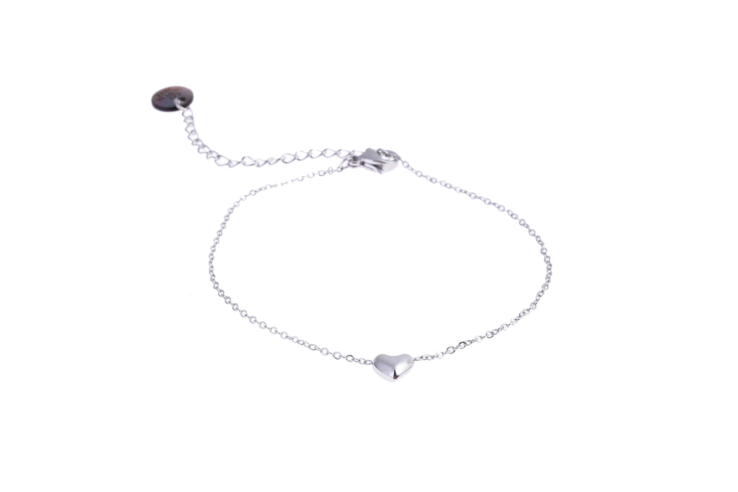 Armbandje Full heart zilver