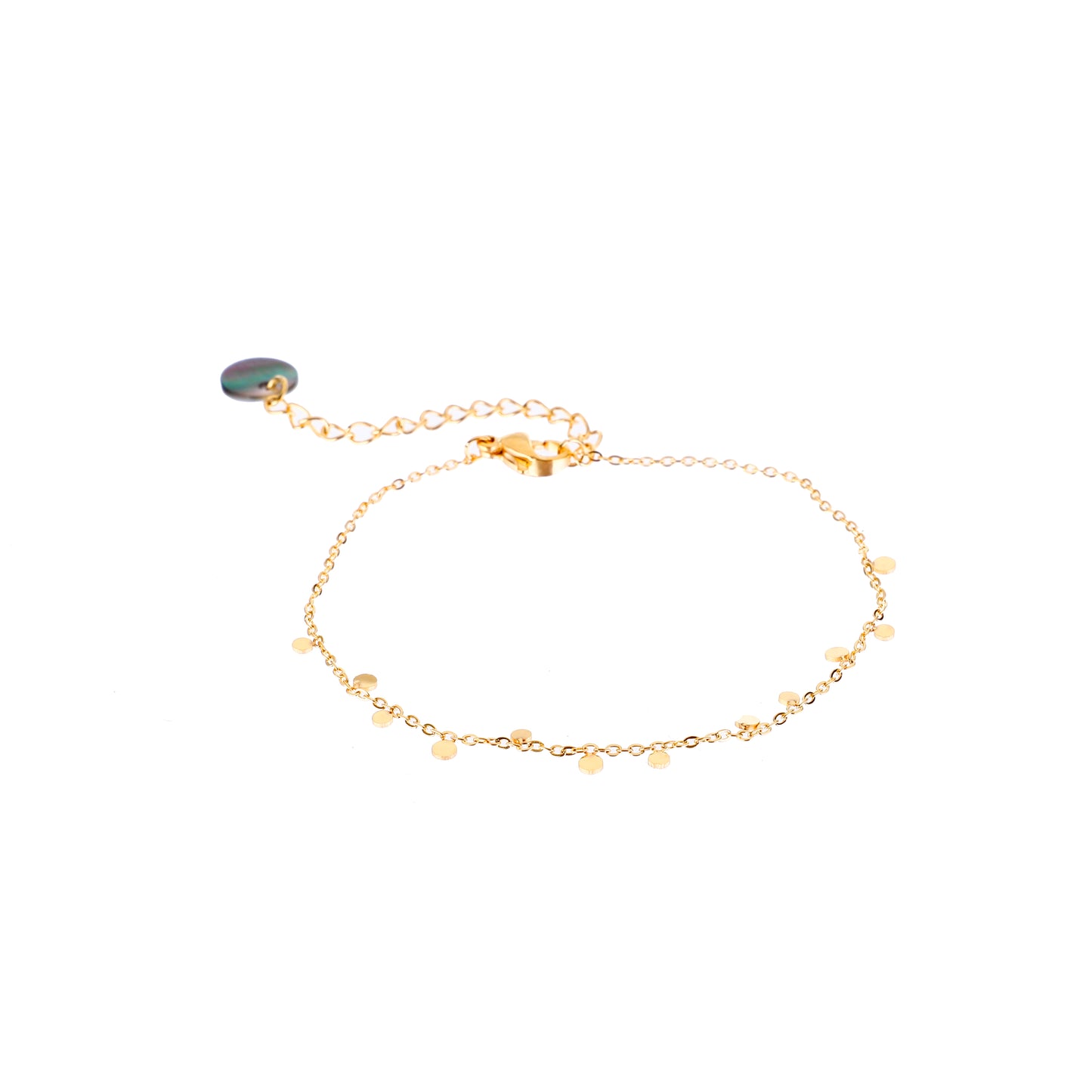 Armbandje Small Coins goud