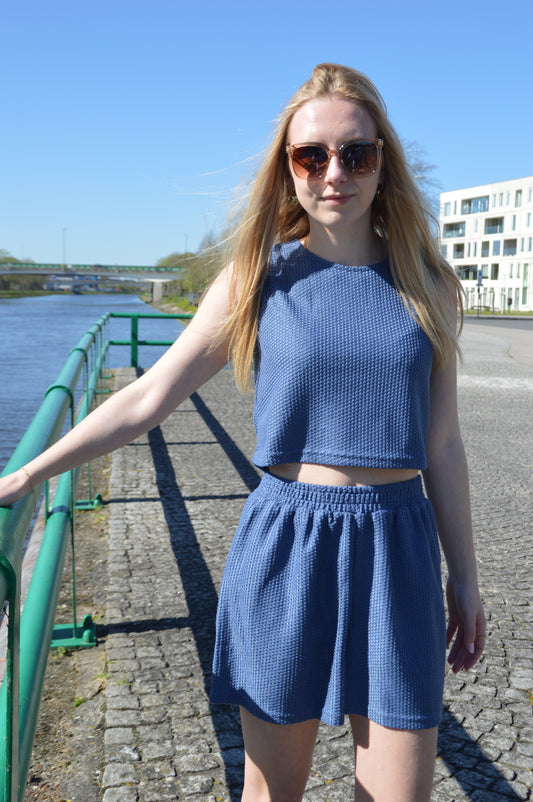 Blauw topje