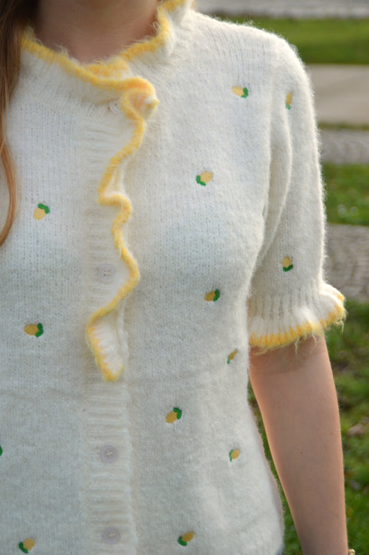 Gilet met citroentjes