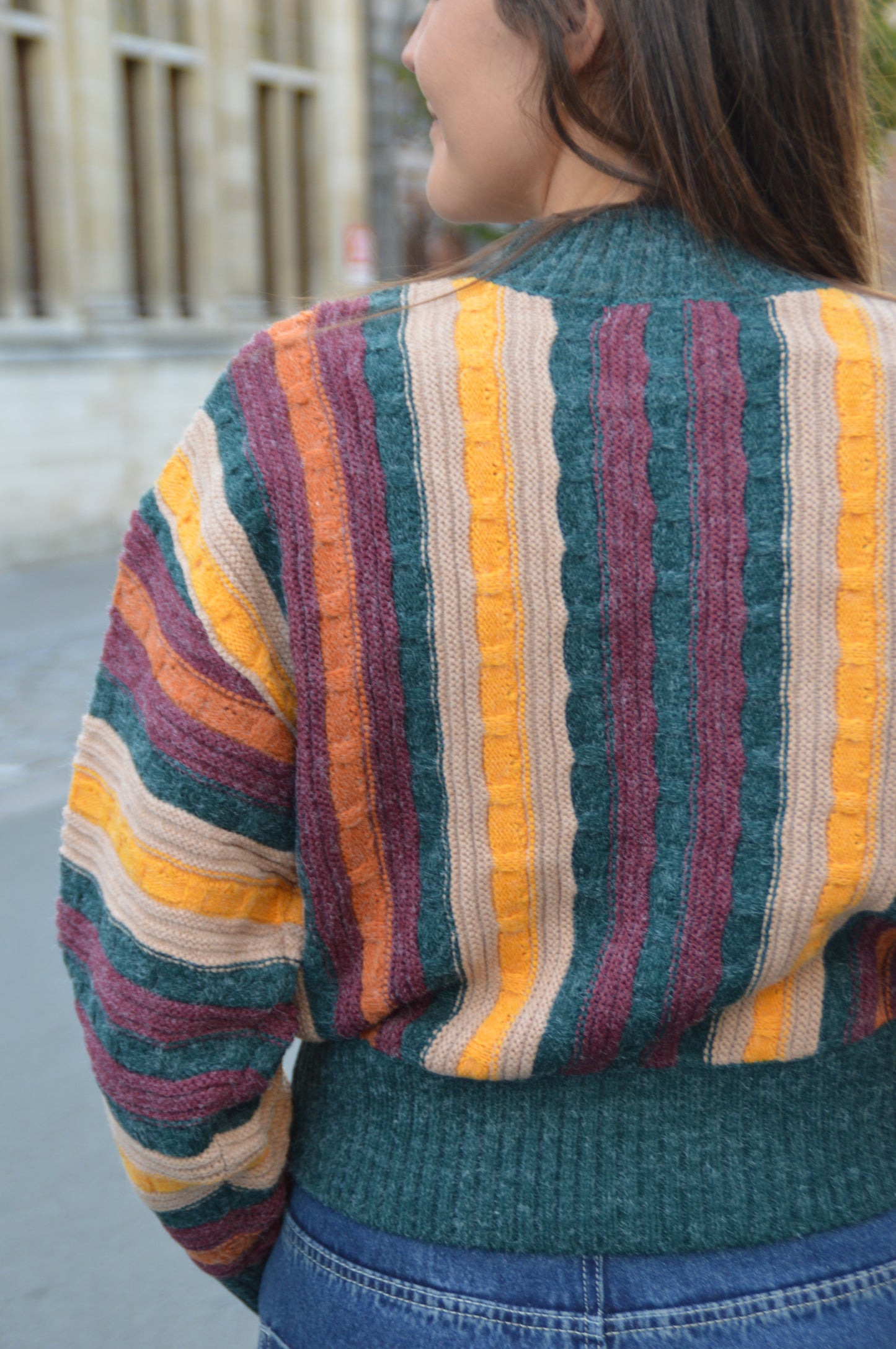 Trui strepen Multicolor