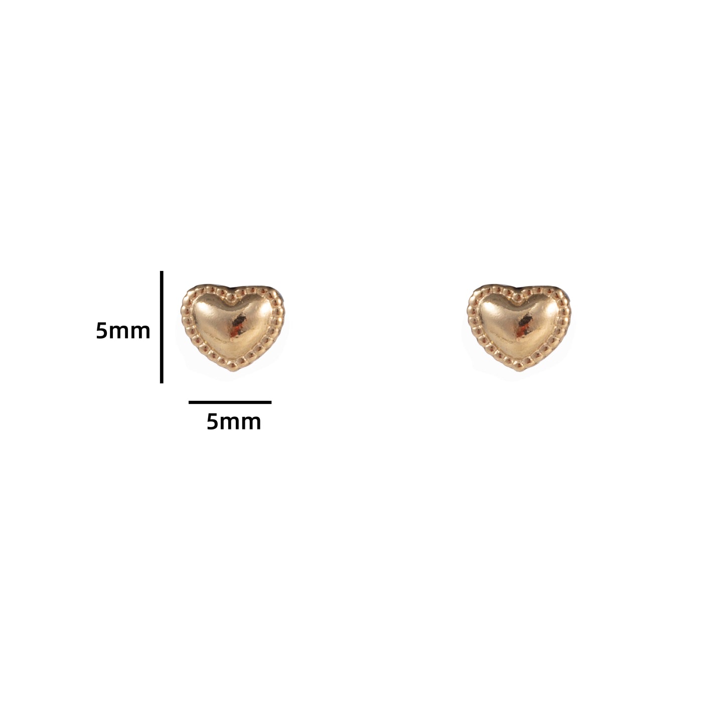 Oorbellen tiny hearts