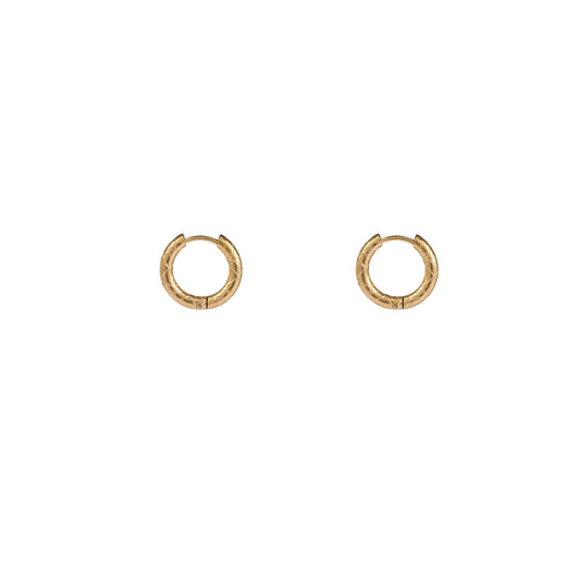 Oorbellen Basic Ring 10 mm goud
