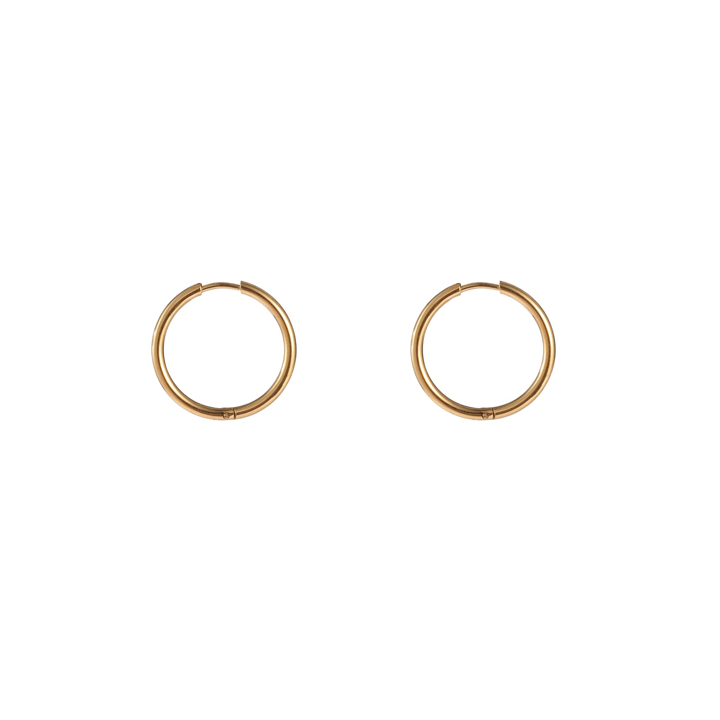 Oorbellen Hoop 18mm goud