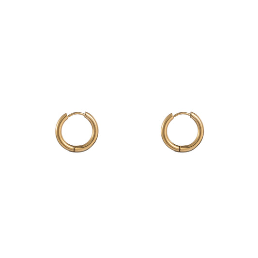 Oorbellen Hoop 12 mm goud