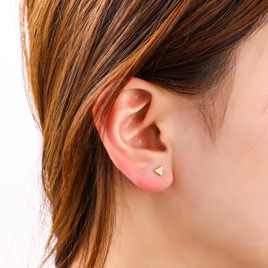 Oorbellen Triangle goud