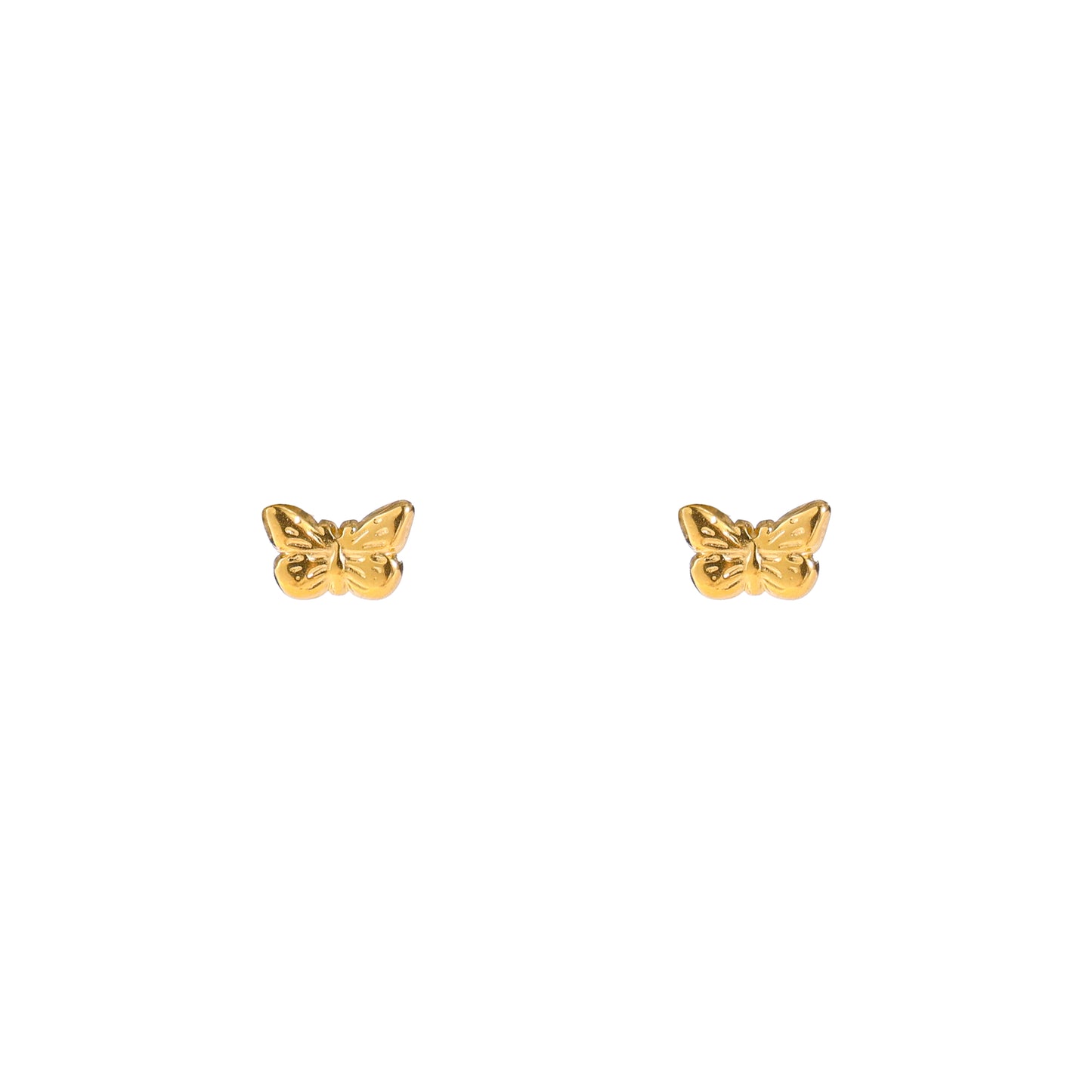 Oorbellen Butterfly stud goud