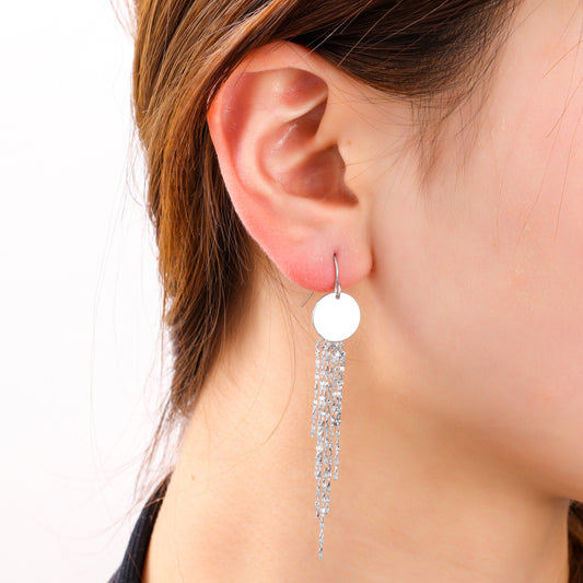 Oorbellen Sunshine Dangle zilver