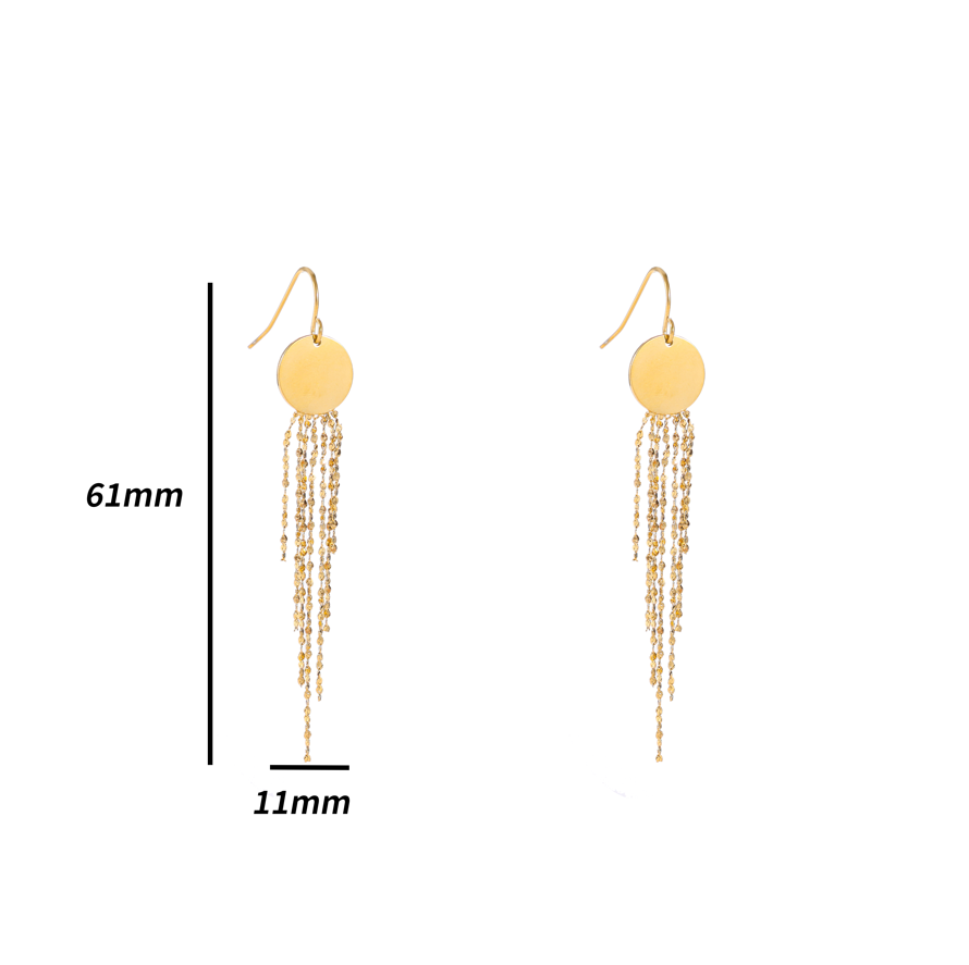 Oorbellen Sunshine Dangle goud