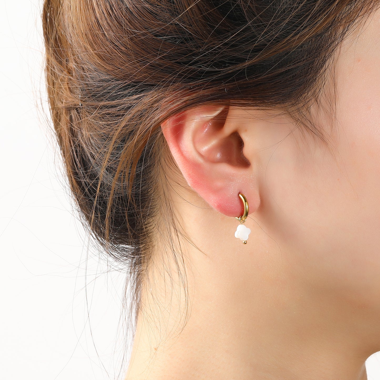 Oorbellen Mother of pearl Clover