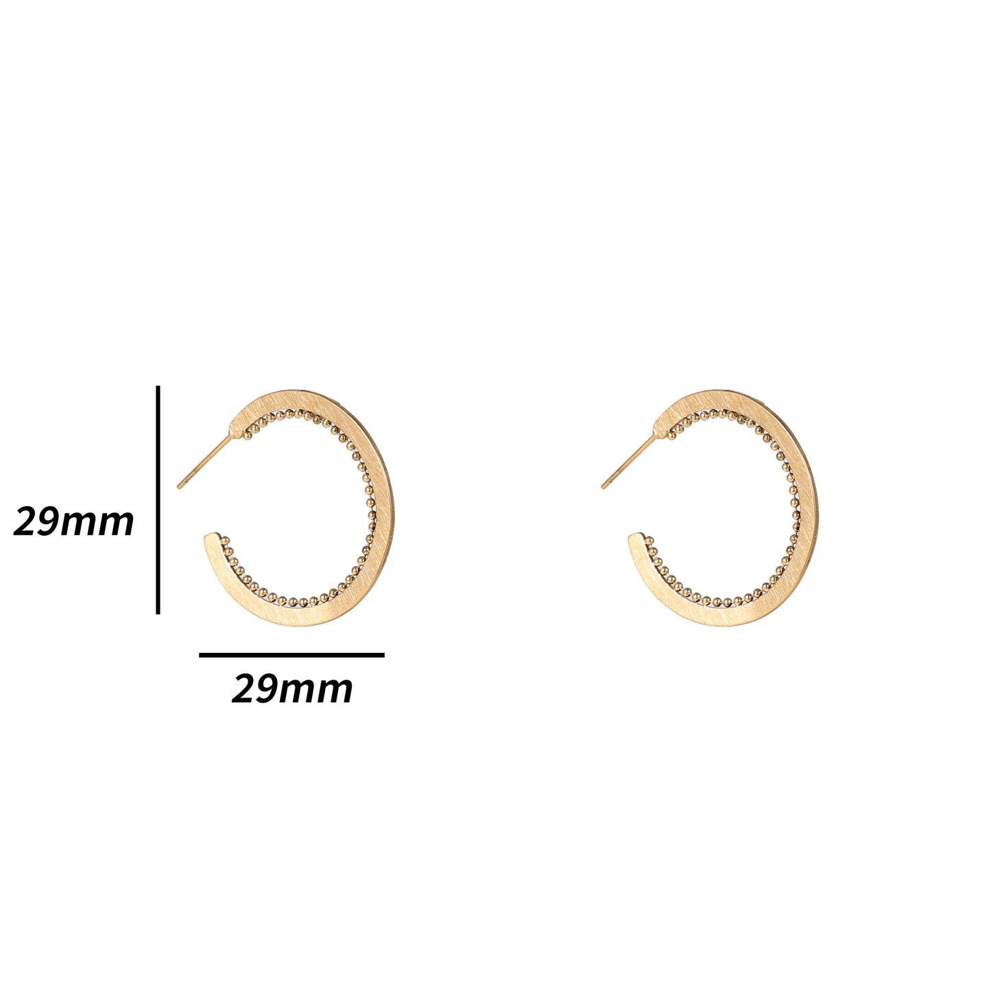 Oorbellen Fine balls Hoop