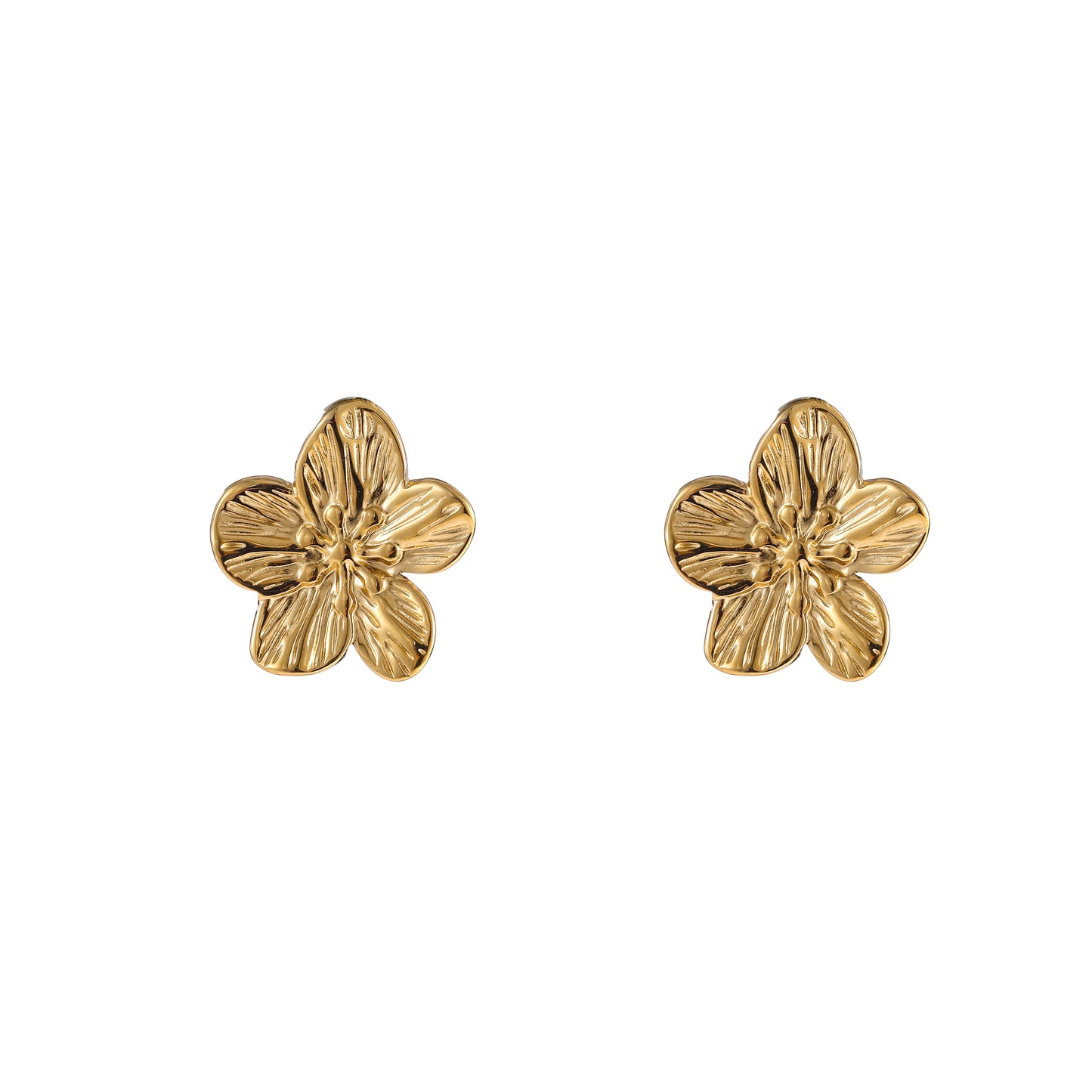 Oorbellen Full Flower Small goud