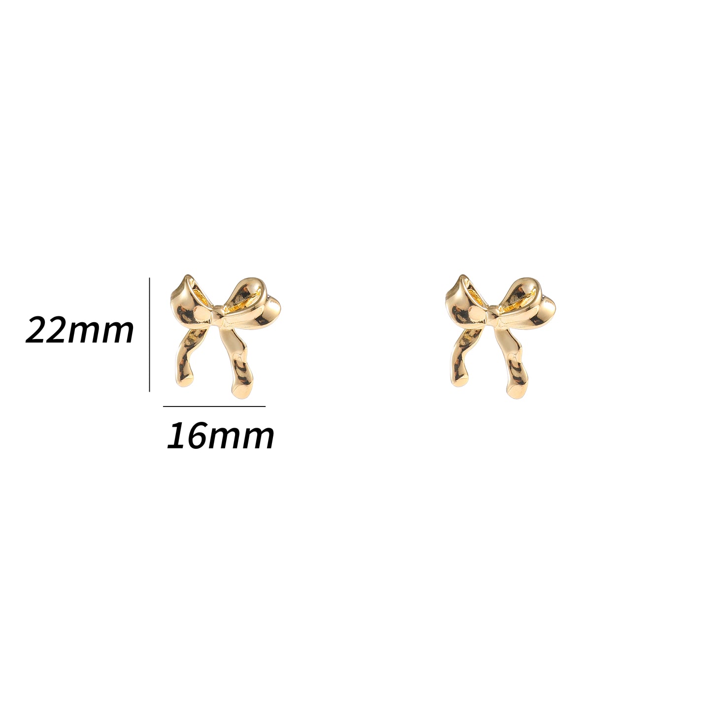 Oorbellen Bow Stud