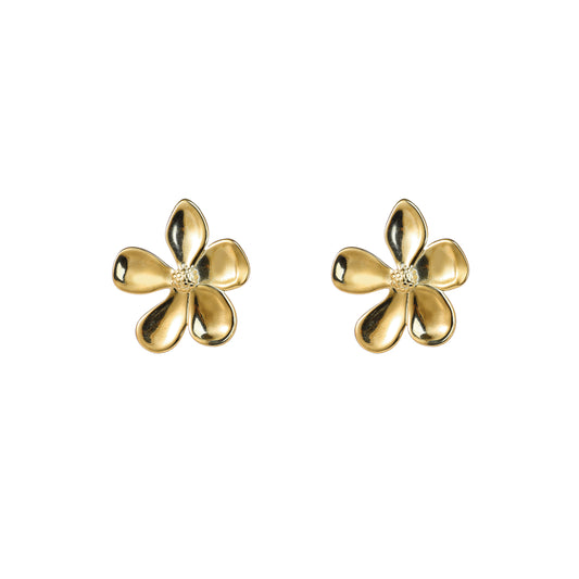 Oorbellen Flower goud