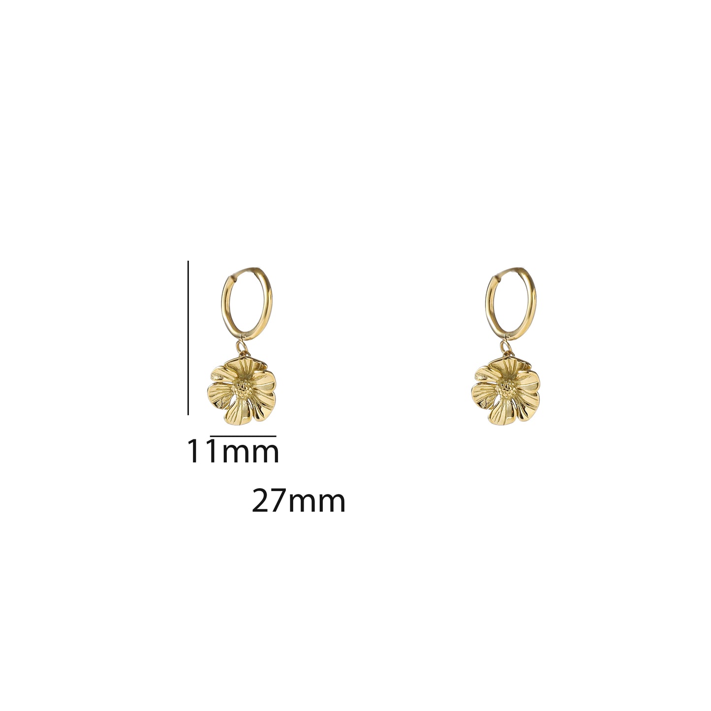 Oorbellen Flower Dangle