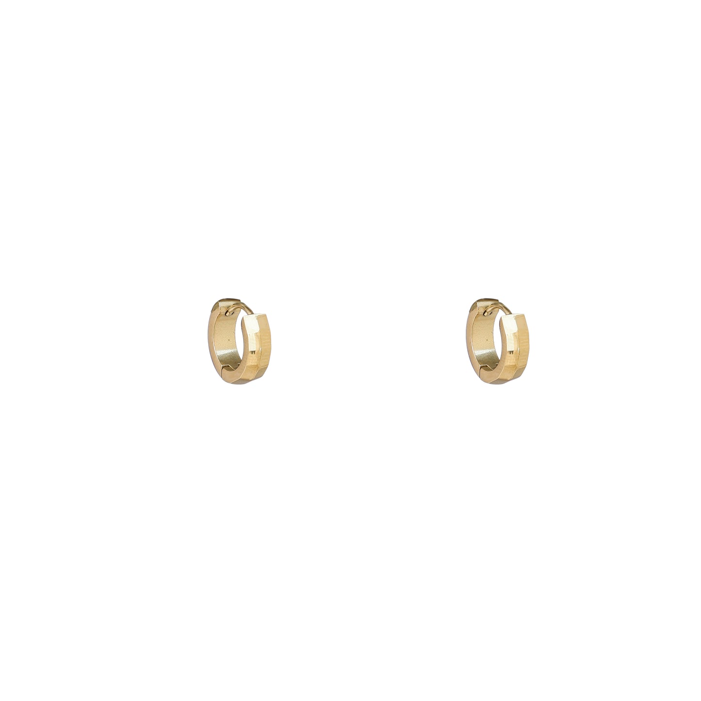 Oorbellen Double Facet Creole