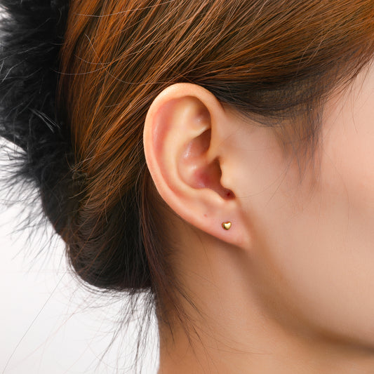 Oorbellen Mini Hearts goud