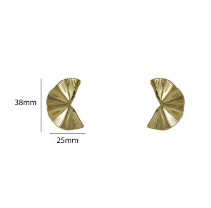 Oorbellen Half Lily Stud