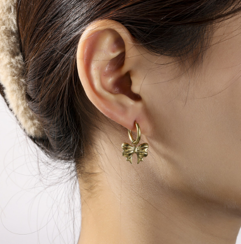 Oorbellen Bow Hoop
