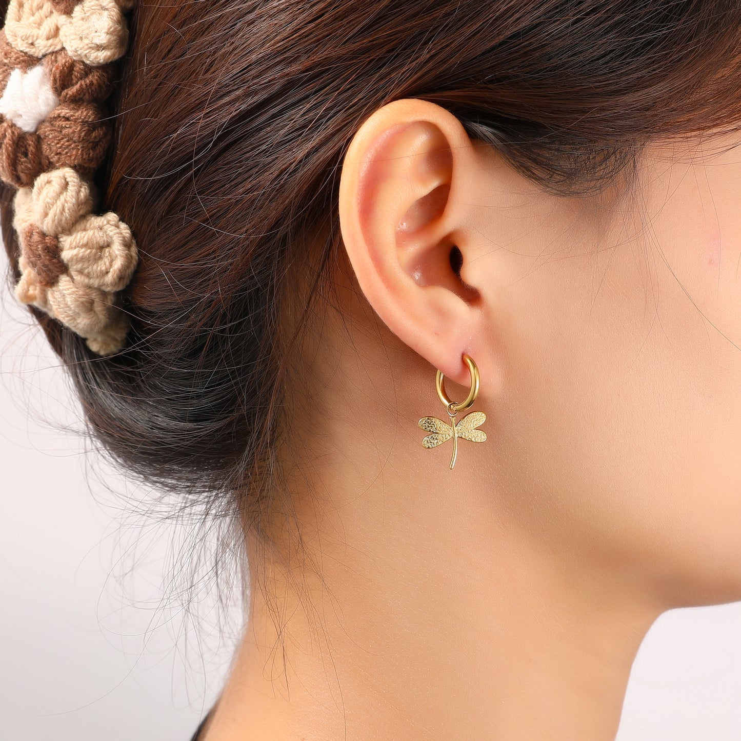 Oorbellen Dragonfly Hoop