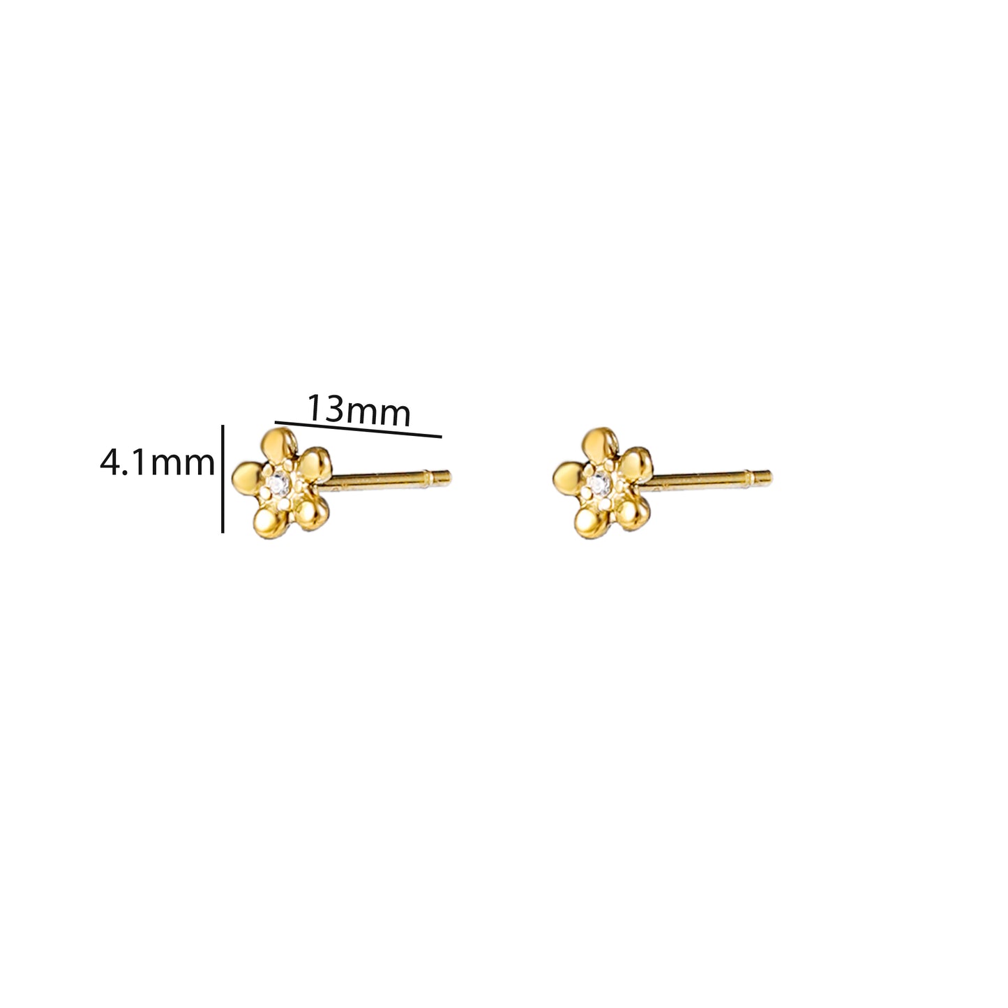 Oorbellen Tiny Flower Stud