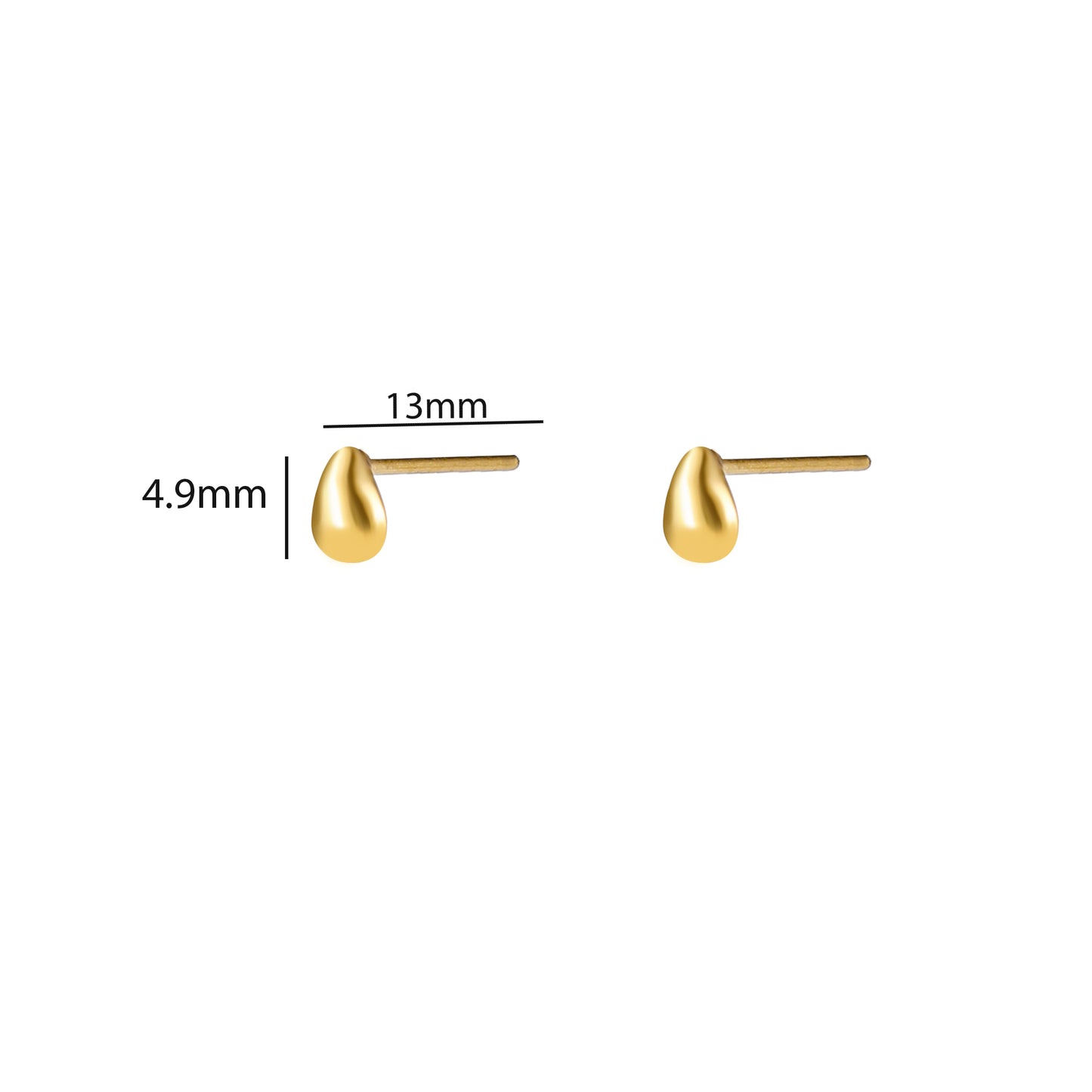 Oorbellen Drop Stud mini