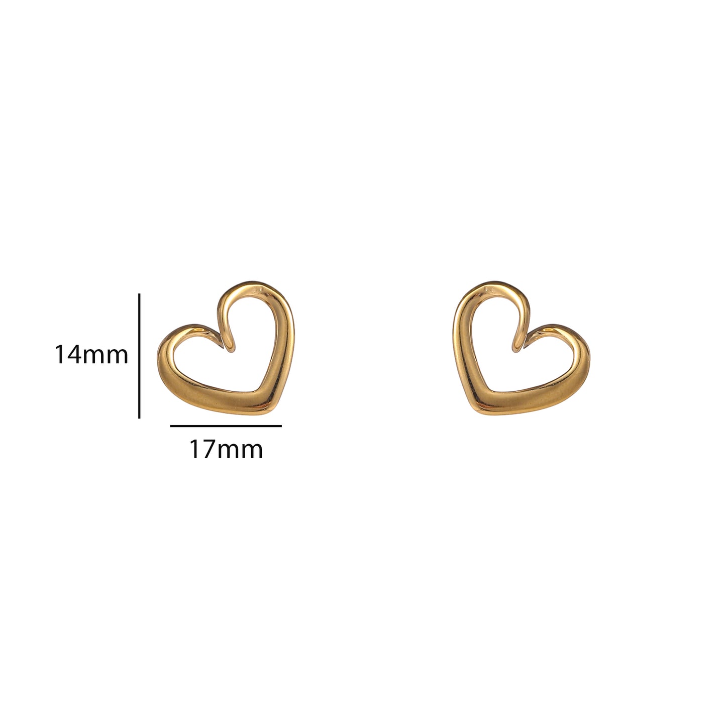 Oorbellen Open Heart