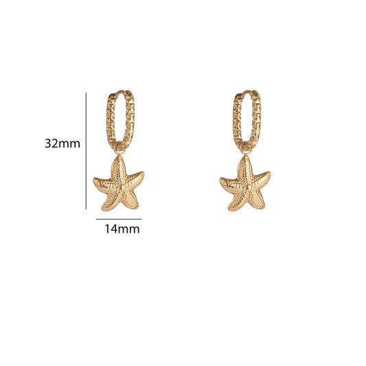 Oorbellen Starfish