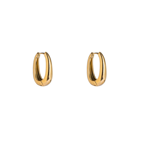 Oorbellen Bold hoop goud
