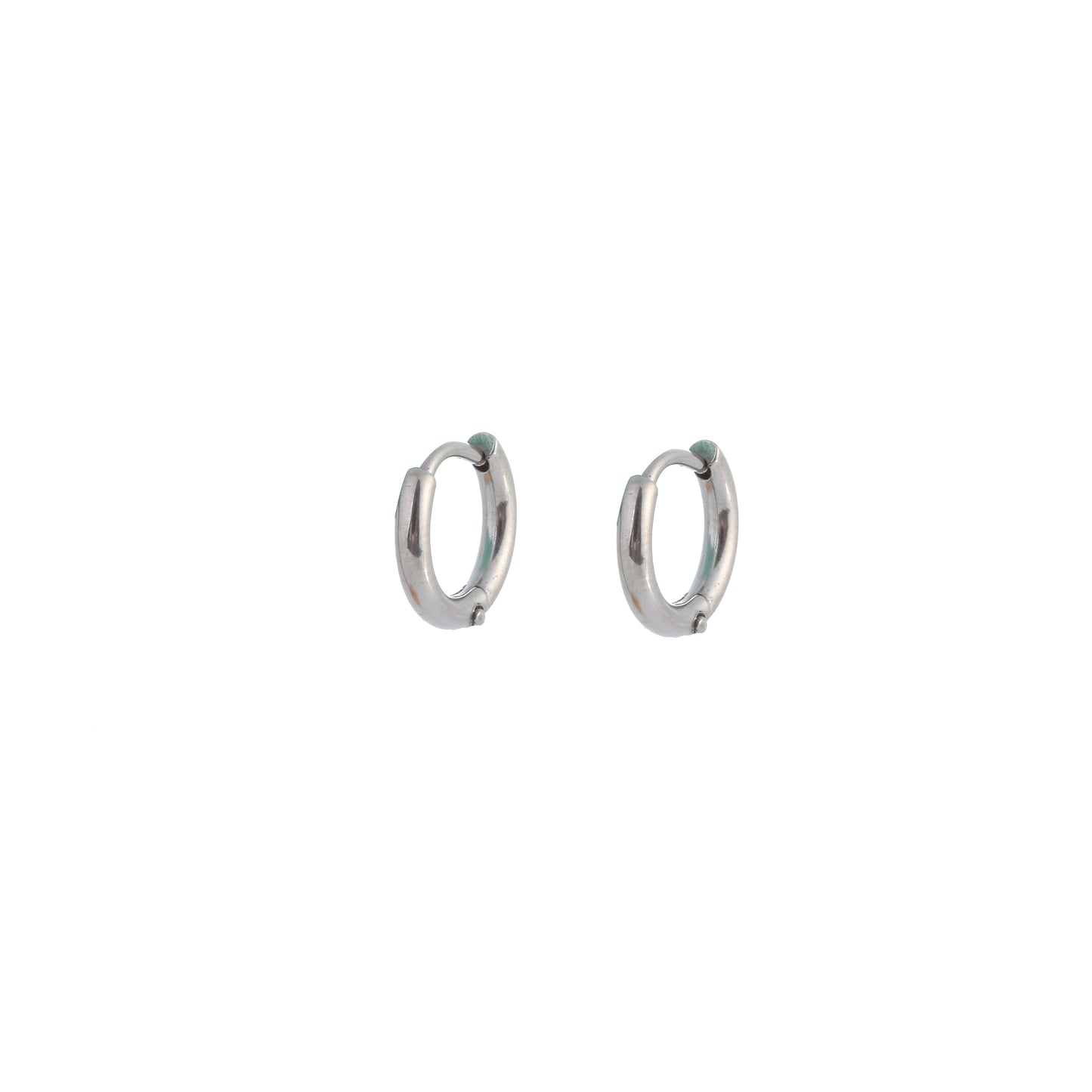 Oorbellen Hoop 8mm zilver
