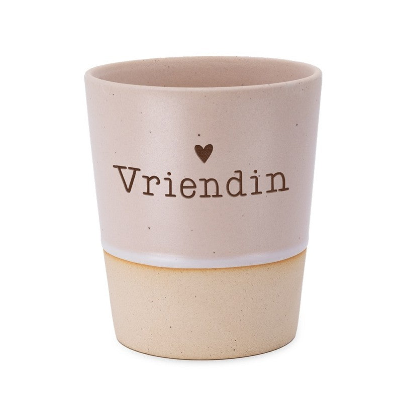 Mok keramiek Vriendin