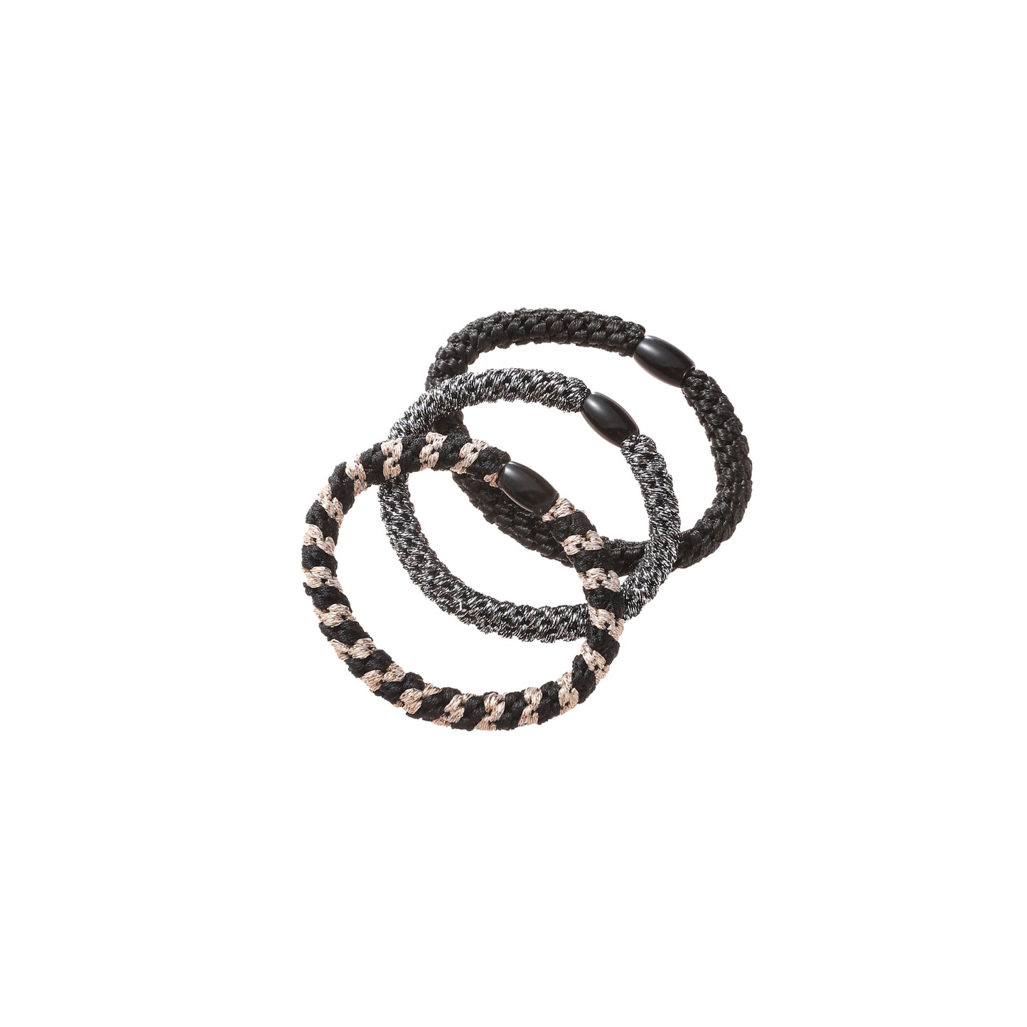 Hair Tie 3-pack - Silver