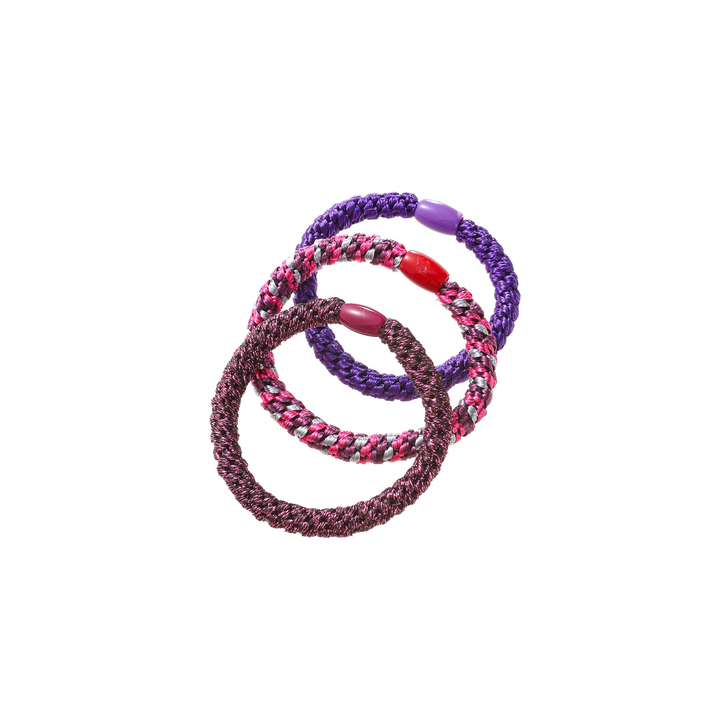Hair Tie 3-pack - Purple Blue