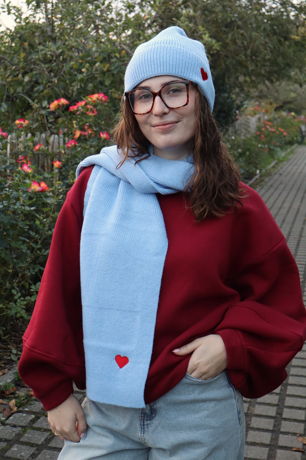 Muts Olivia lichtblauw