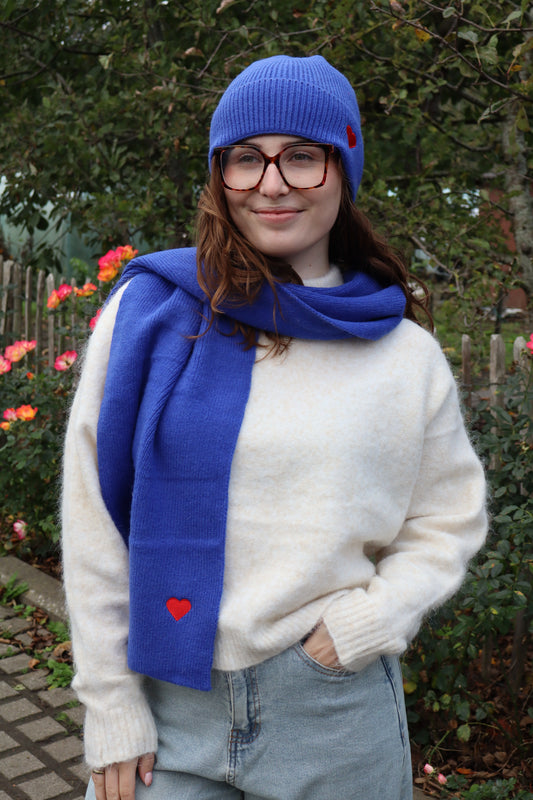 Muts Olivia blauw