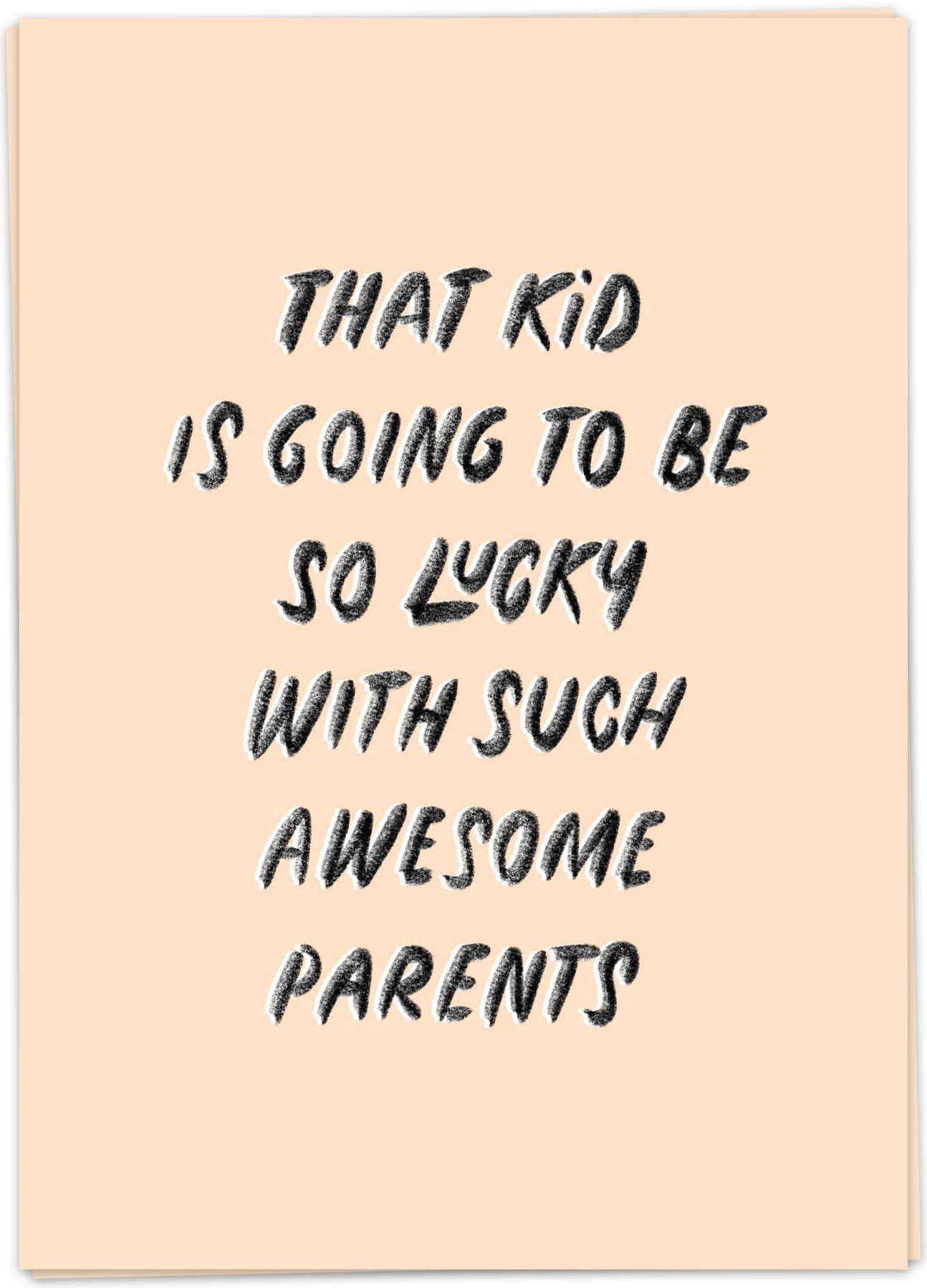 Awesome parents - Kaart Blanche