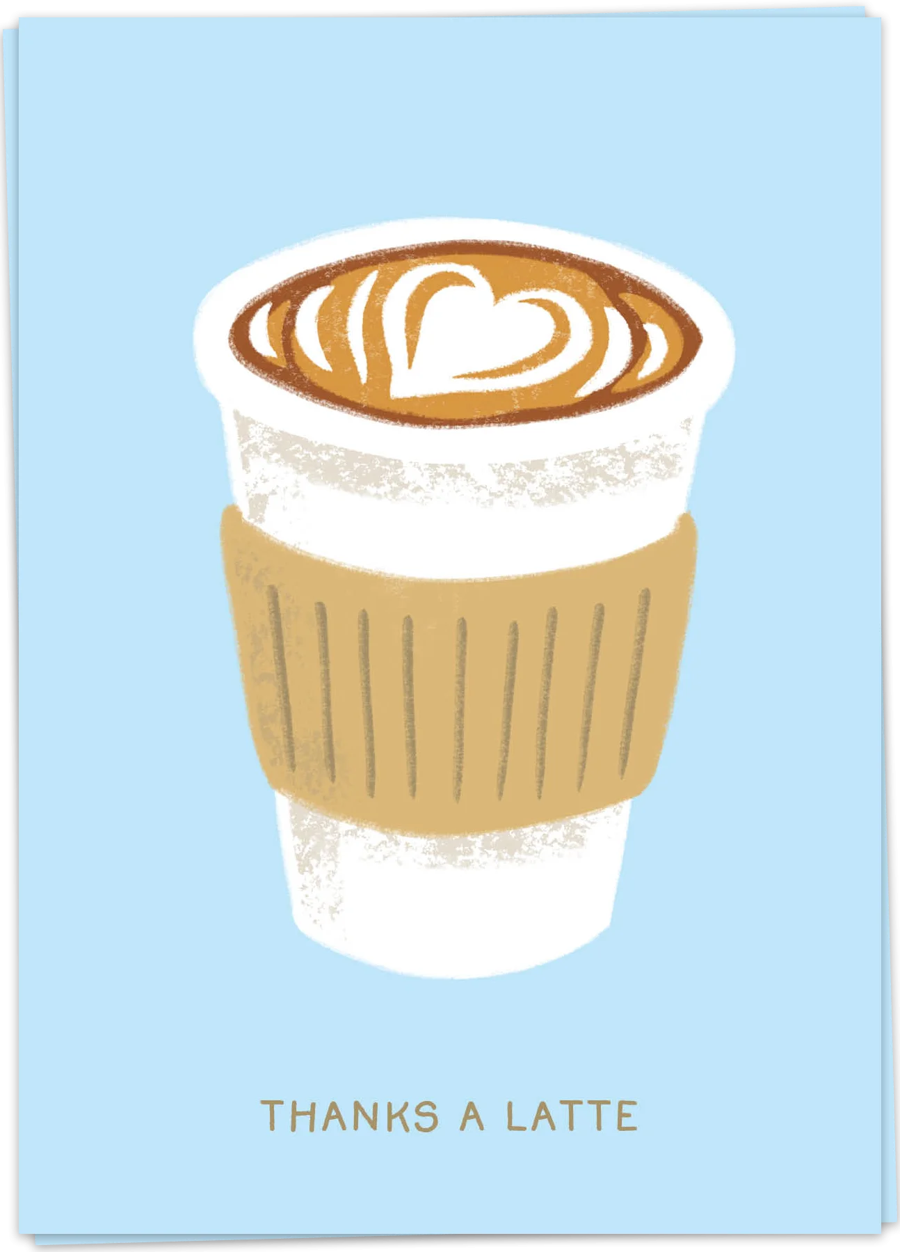 Thanks a latte - Kaart Blanche