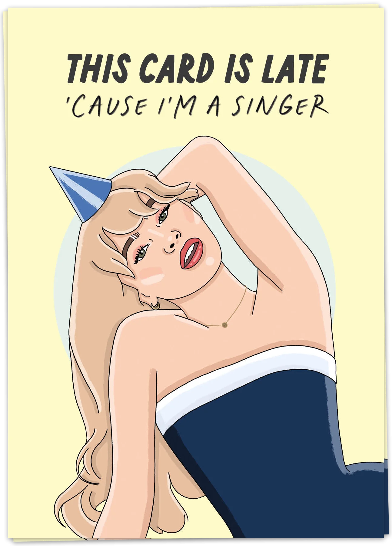 Late card - Kaart Blanche